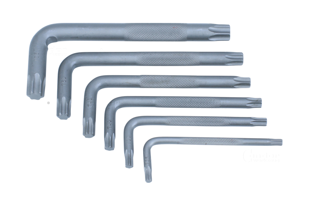 klíče zástrčné Torx T25 - T55, sada 6 dílů - Hlavní obrázek