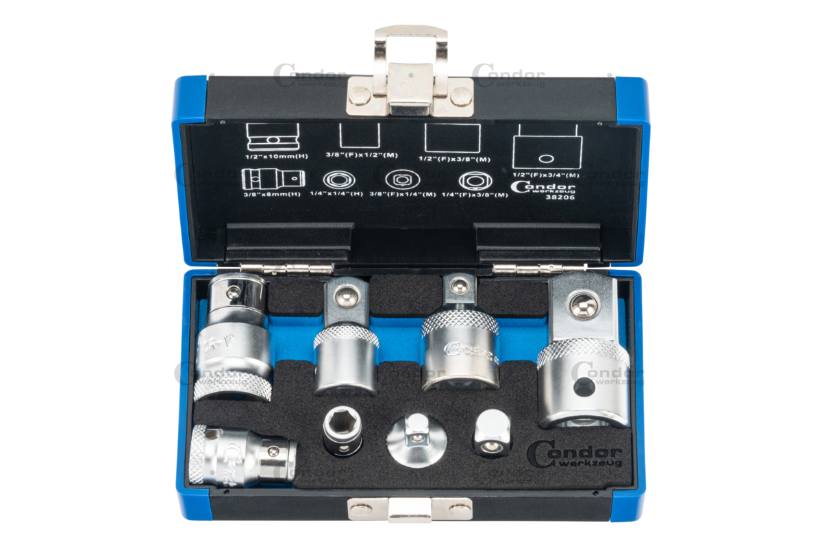 adaptéry 1/4" - 3/4", Xcess Performance, sada 8 dílů - Hlavní obrázek