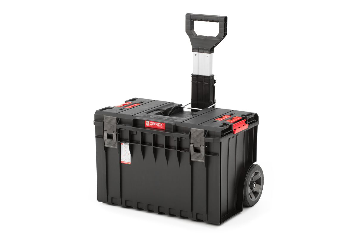 kufr na nářadí QBRICK Systém ONE Cart s kolečky, objem 52 l, rozměr 585 x 460 x 756 mm - Hlavní obrázek