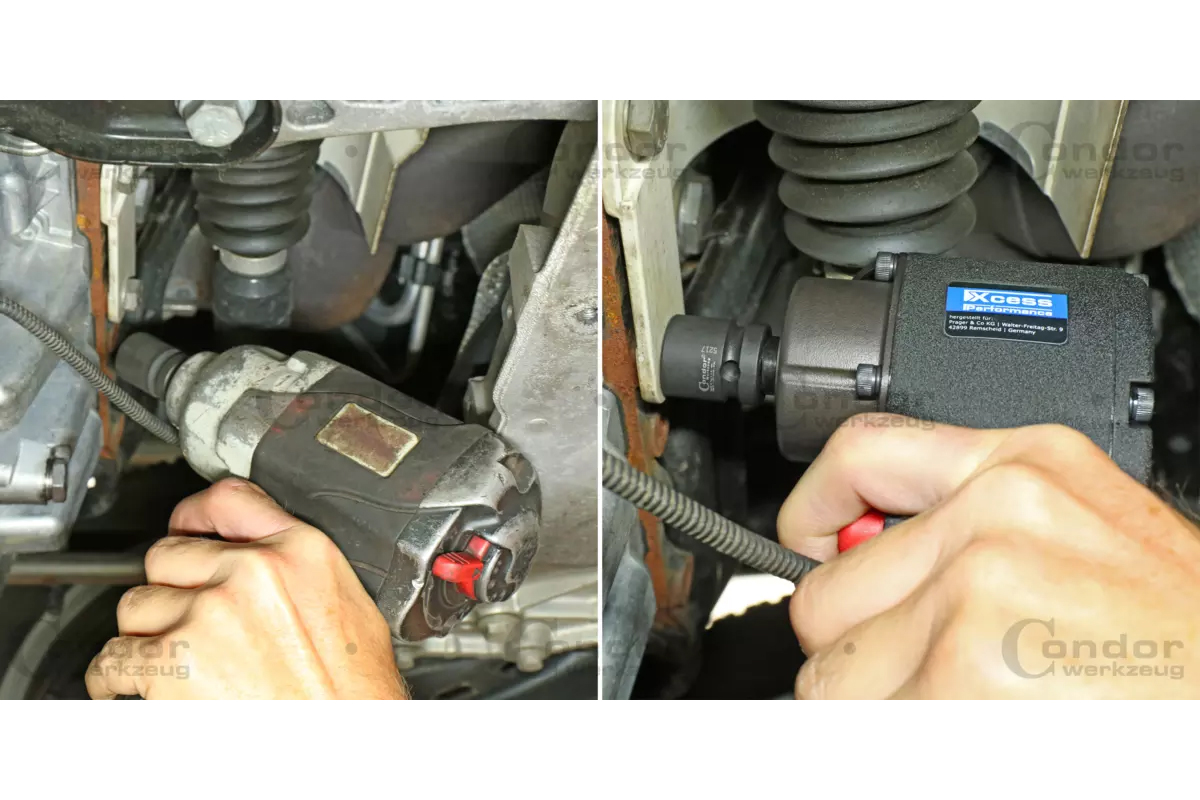 hlavice nástrčné 1/2", 6ti hran 8 - 24 mm, extra krátké, tvrzené, Xcess Performance, sada 17 dílů - doprovodný obrázek 1