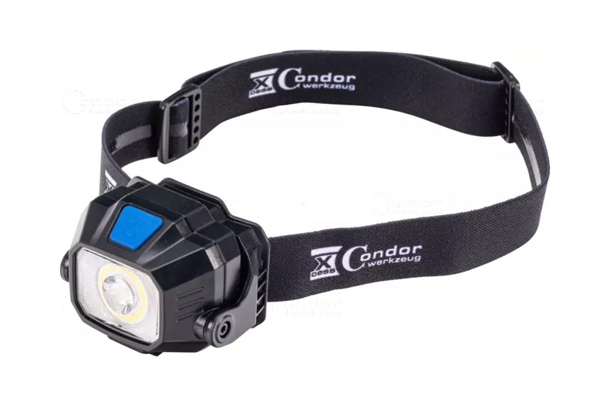 lampa čelovka  COB LED, akumulátorová, 3,7 V / 1500 mAh, bezdrátové nabíjení - Hlavní obrázek