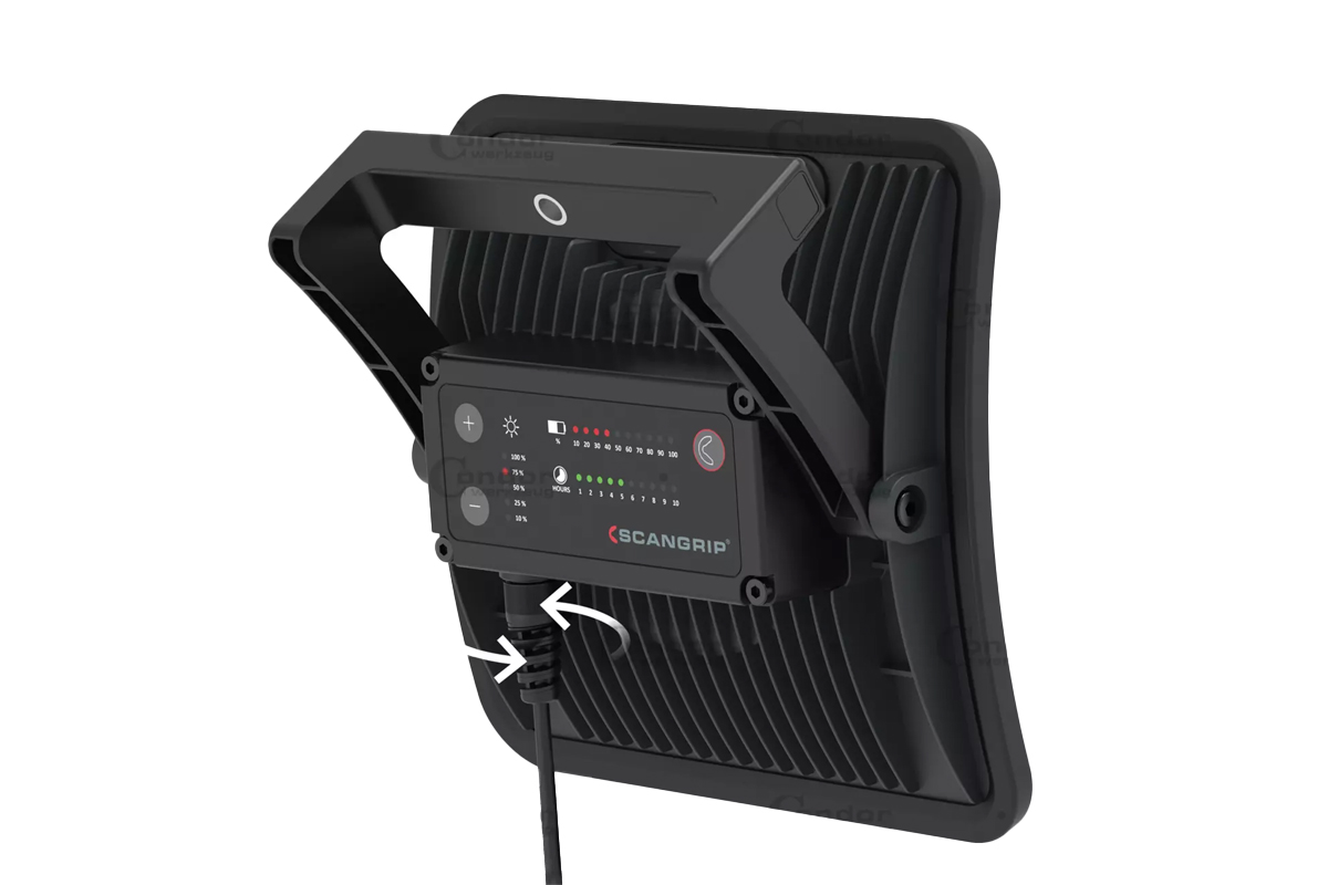reflektor LED COB "Nova 6K C+R", akumulátorový, IP67 - doprovodný obrázek 1