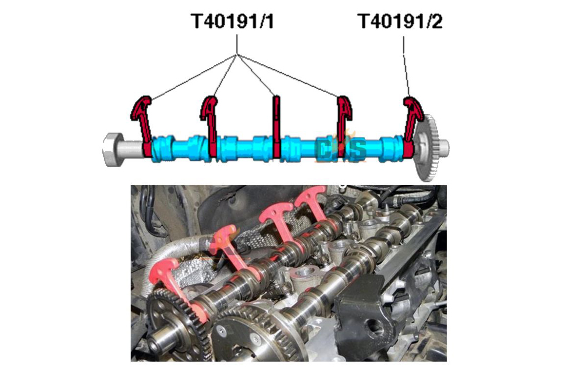 aretační přípravky, pro koncernové vozy VW s motory 1,8 / 2,0 l TSI a TFSI, sada 27 dílů - doprovodný obrázek 2
