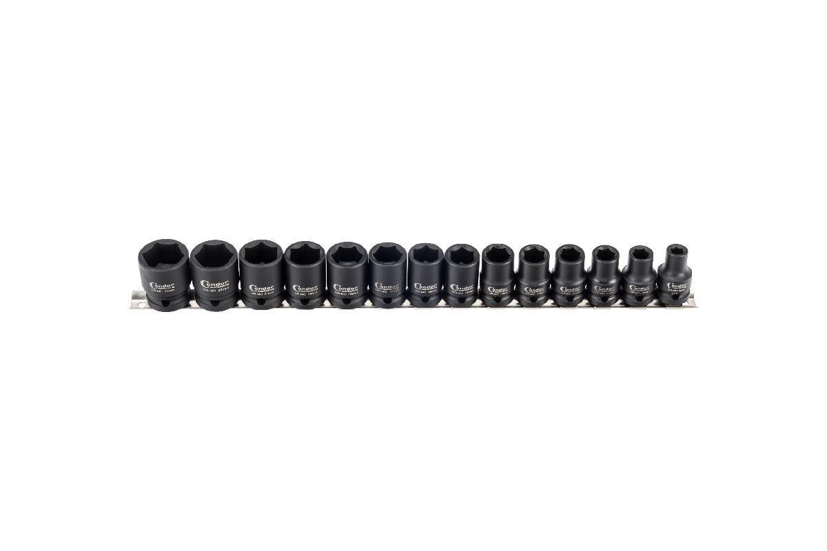 hlavice nástrčné 1/2", 6ti hran 8 - 24 mm, tvrzené, sada 14 dílů - Hlavní obrázek