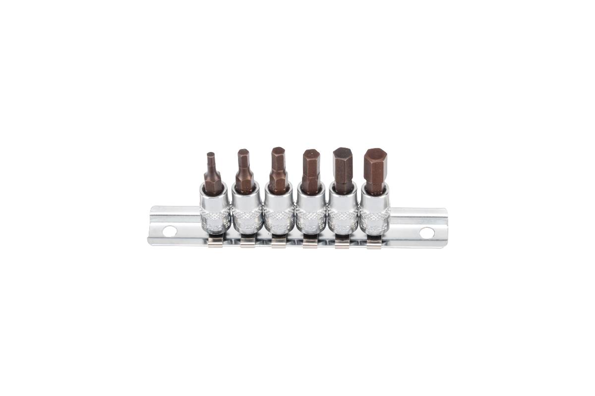 hlavice zástrčné 1/4", Inbus 3 - 8 mm, Xcess Performance, sada 6 dílů - Hlavní obrázek