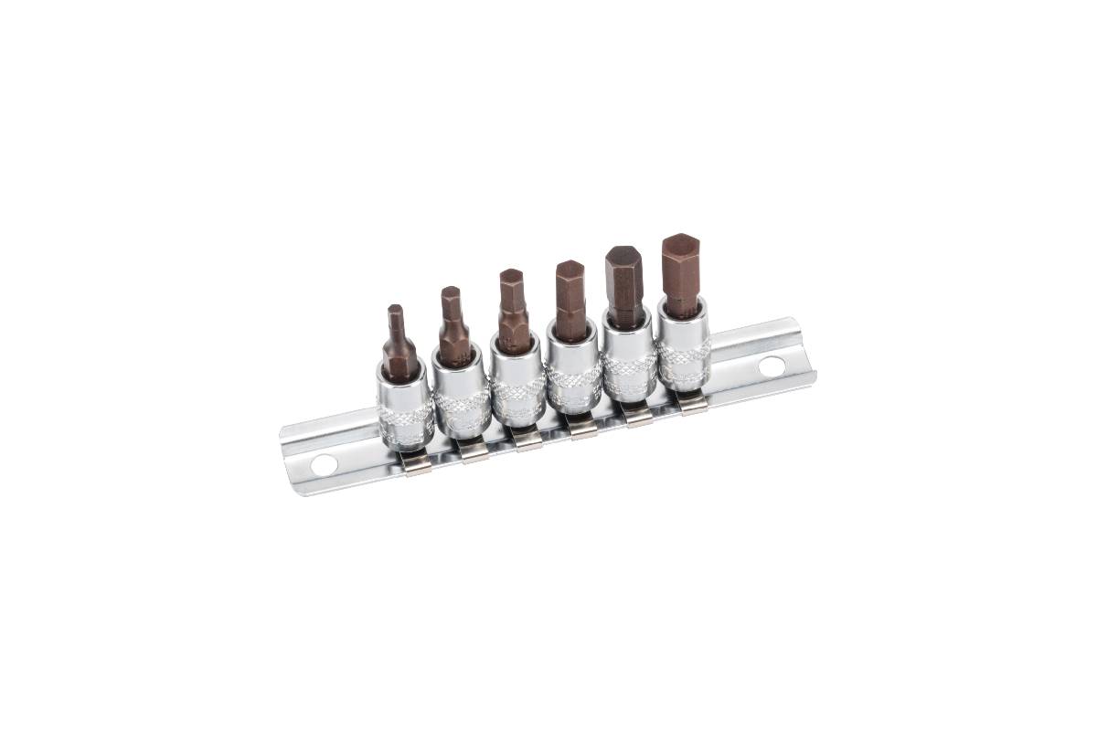 hlavice zástrčné 1/4", Inbus 3 - 8 mm, Xcess Performance, sada 6 dílů - doprovodný obrázek 1