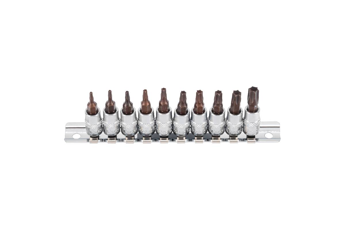 hlavice zástrčné 1/4", Torx T8 - T45, Xcess Performance, sada 10 dílů - Hlavní obrázek