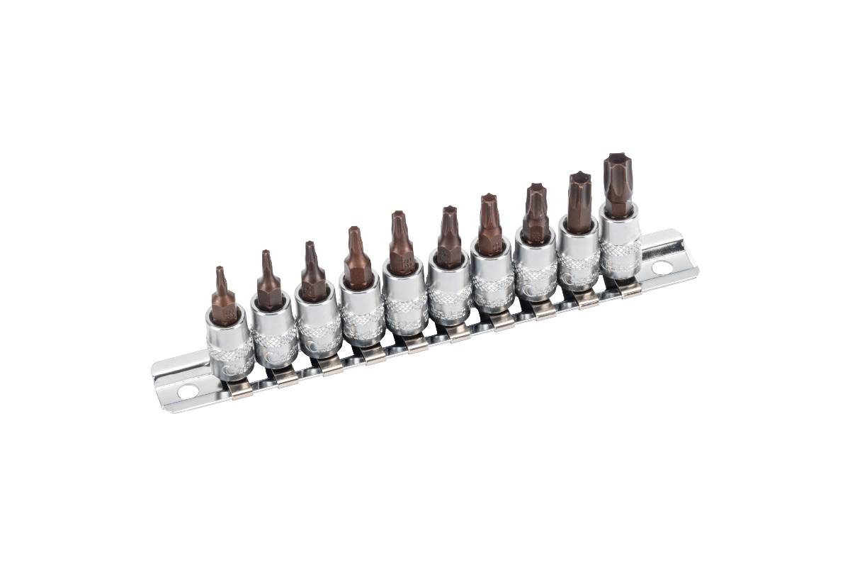 hlavice zástrčné 1/4", Torx T8 - T45, Xcess Performance, sada 10 dílů - doprovodný obrázek 1