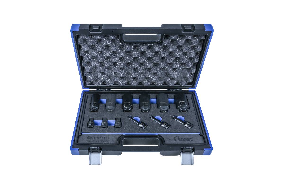 hlavice nástrčné a zástrčné 1/2", 12ti hran , Inbus, XZN, Xcess Performance, sada 12 dílů - Hlavní obrázek