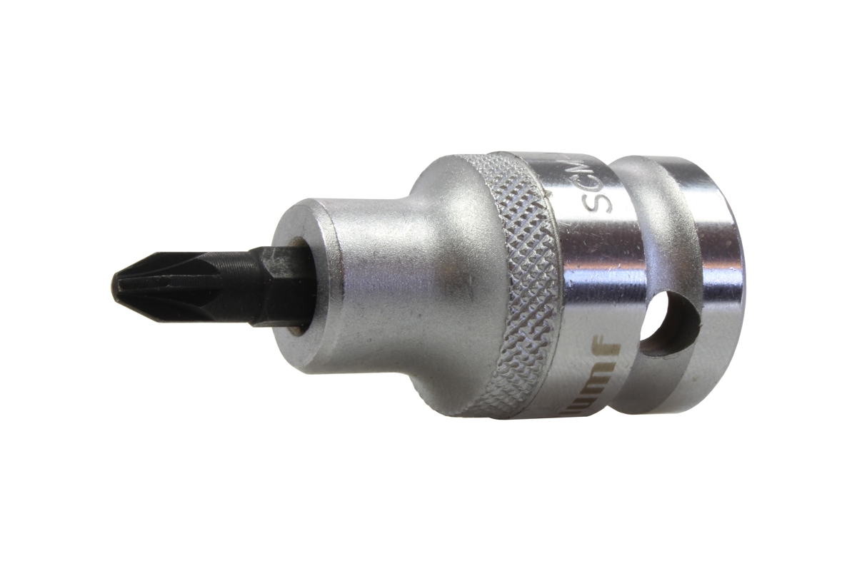 hlavice zástrčná 1/2", křížová PZ, délka 55 mm, S2 - Hlavní obrázek