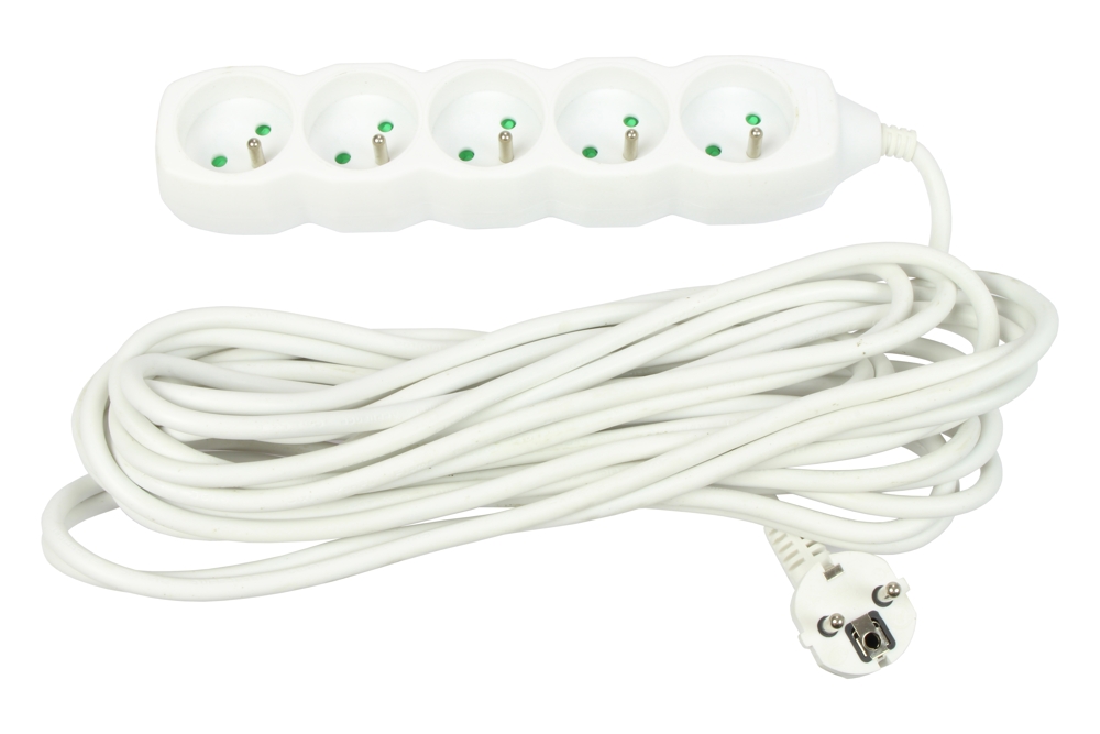 kabel prodlužovací, 5 zásuvek - Hlavní obrázek