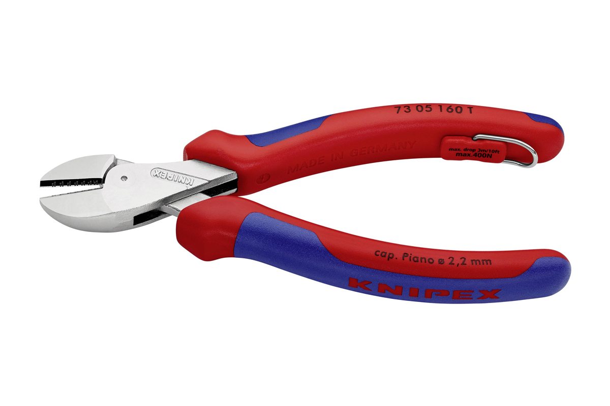 kleště štípací boční "X-Cut", délka 160 mm, se závěsným okem pro zajišťovací šňůry - Hlavní obrázek