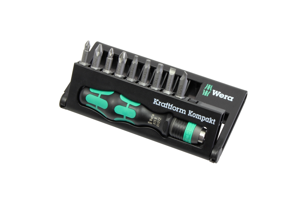 bity 1/4", PL - PH - PZ - Torx, délka 25 mm, se šroubovací rukojetí, sada10 dílů - Hlavní obrázek