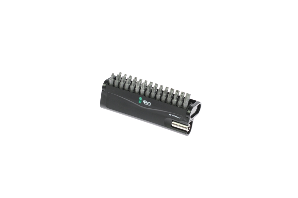 bity 1/4" PL - PH - PZ - Inbus - Torx, v pořadači,s magnetickým prodloužením, sada 30 dílů - doprovodný obrázek 1