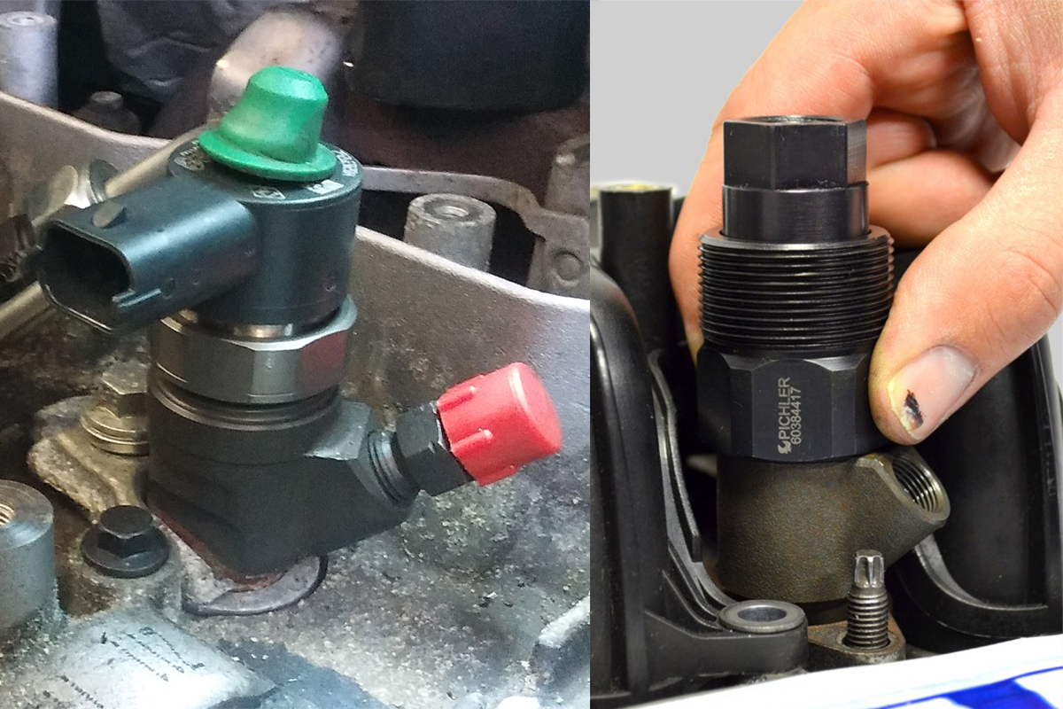 adaptér na demontáž vstřiků Bosch M17x1xM18x1,5, extra pevný - 3 díly - doprovodný obrázek 1