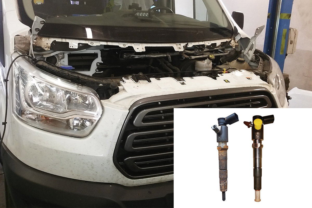 hydraulická sada na vytahování vstřiků vozů Ford s 2,0 l motory TDCI, s hydraulickou pístnicí 12 t - doprovodný obrázek 4