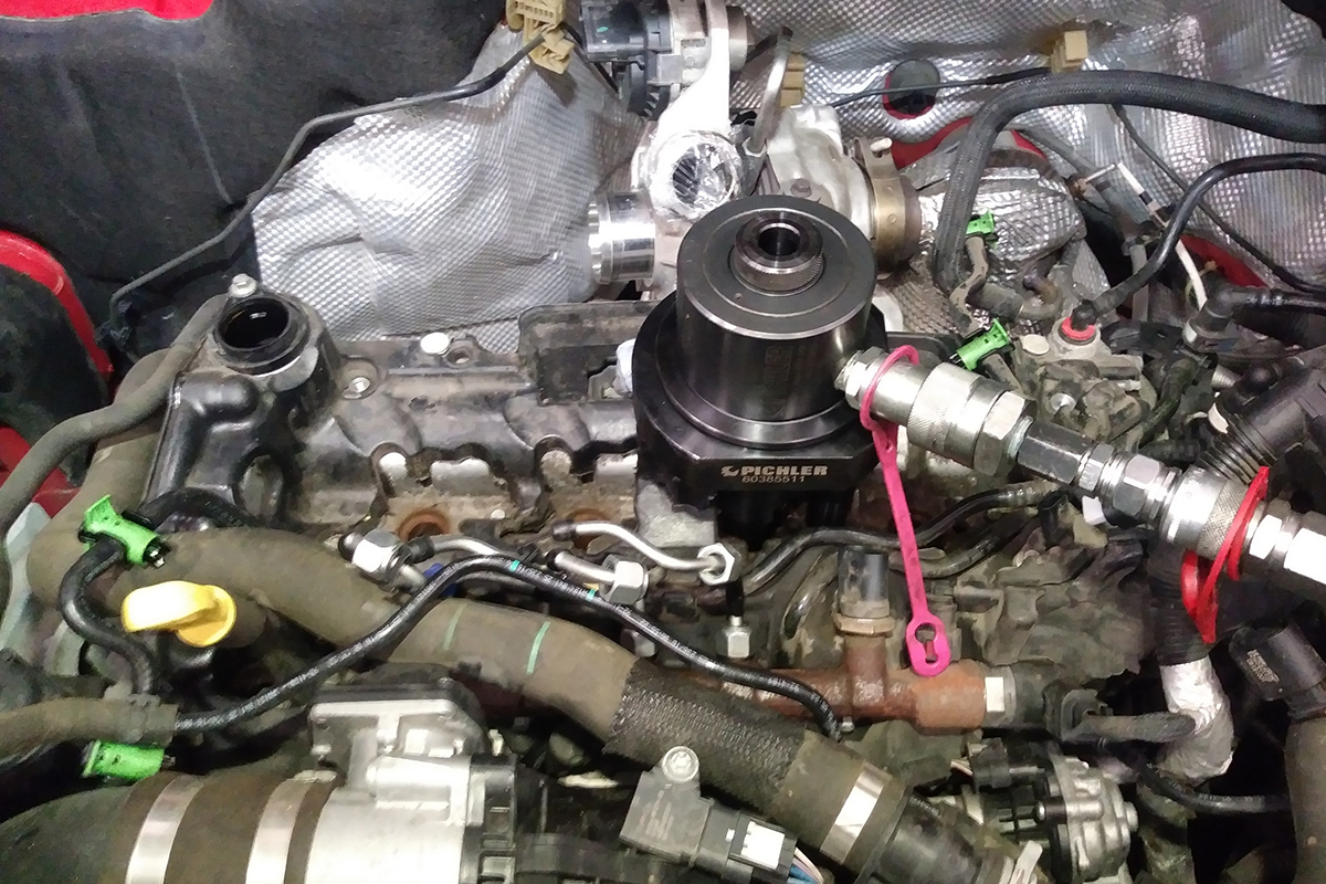 hydraulická sada na vytahování vstřiků vozů Ford s 2,0 l motory TDCI, bez hydraulické pístnice 12 t - doprovodný obrázek 3