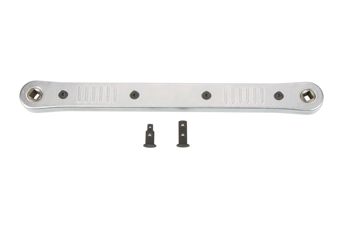 klíč 3/8" s řetězovým převodem, délka 340 mm, s adaptéry 1/4" -3/8" - Hlavní obrázek