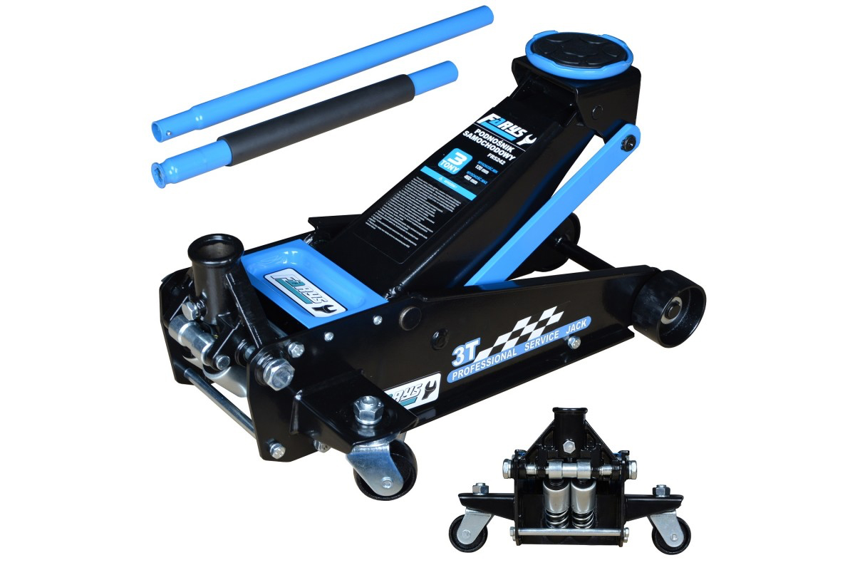 zvedák hydraulický pojízdný, 3t, min. / max. výška 120 / 450 mm - Hlavní obrázek