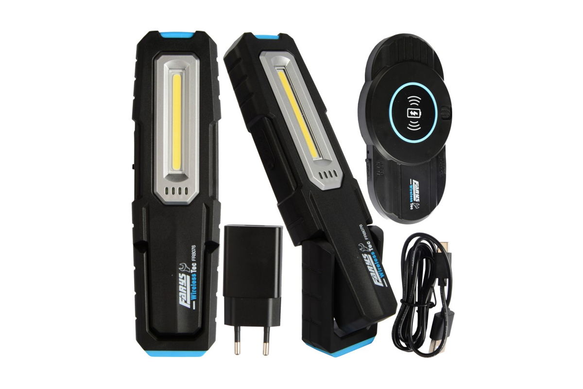 lampa montážní COB LED 5 W, kloubová s magnetem, akumulátorová - Hlavní obrázek