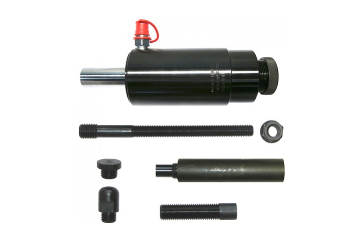 hydraulický válec 22 t, s příslušenstvím, úderový, výsuv 70 mm - doprovodný obrázek 1