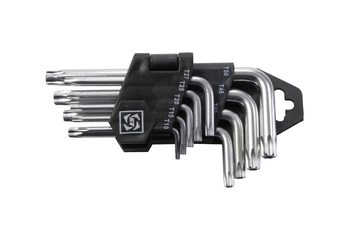 klíče zástrčné Torx T10 - T50, vrtané, sada 9 dílů - Hlavní obrázek