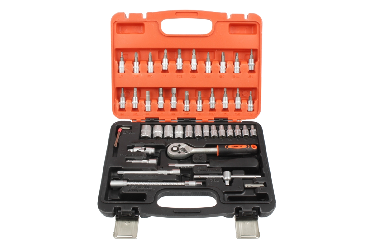 gola sada 1/4", 6ti hran 4 - 14 mm, 46 dílů - Hlavní obrázek