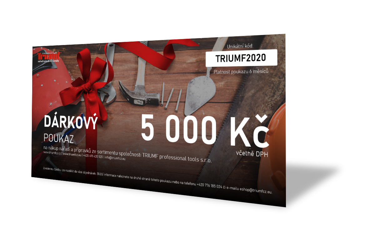 Dárkový poukaz v hodnotě 5 000 Kč včetně DPH - Hlavní obrázek
