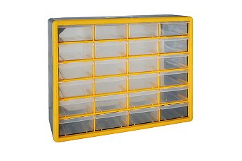 Organizér plastový, 24 zásuvkový, HL3045-C - produktové foto
