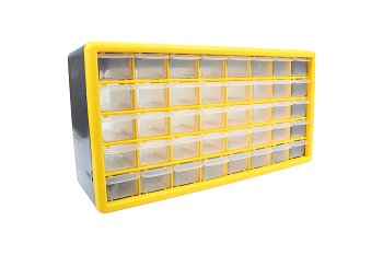 Organizér plastový, 40 zásuvkový, HL3045-F - produktové foto