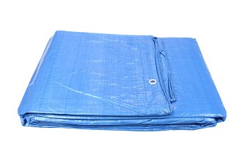 Plachta 5x8 m, 80g/m , impregnovaná s oky - produktové foto