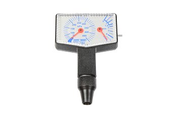 Pneuměřič P450 H, plastový, 50 - 450 kPa, s měřením hloubky dezénu pneu - produktové foto