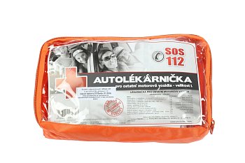 Autolékárnička textil, Typ I, nová dle vyhlášky č.206/2018 Sb - produktové foto