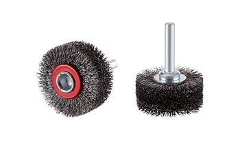 Kotouč drátěný plochý SRBWGS, průměr 30 mm, šířka 12 mm, dřík 6 mm - produktové foto