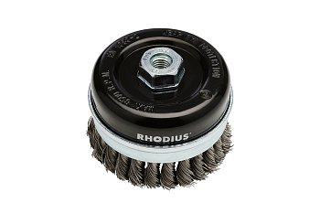 Kotouč drátěný hrncový STBZ, copový, průměr 65 mm, závit M14 - produktové foto