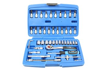 Gola sada 1/4", 6ti hran 4 - 14 mm, Torx, 47 dílů - produktové foto