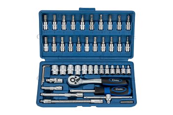 Gola sada 1/4", 6ti hran 4 - 14 mm, Torx, 46 dílů - produktové foto