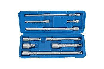 Prodloužení 1/4" - 3/8" - 1/2", výkyvné, sada 9 dílů - produktové foto
