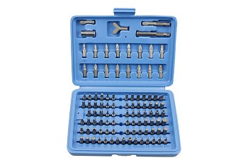 Bity 1/4", PL - PH - PZ - Inbus - Torx - speciální, sada 100 dílů - produktové foto