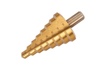 Vrták stupňovitý HSS-TiN, průměr 10,0 - 45,0 mm - produktové foto