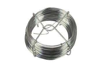 Drát vázací, průměr 0,6 mm, délka 50 m, pozinkovaný - produktové foto