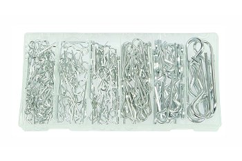 Závlačky pružinové, průměr 2 - 4 mm, 150 ks - produktové foto