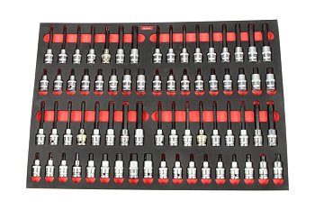 Modul - hlavice zástrčné 1/2", Inbus - Torx - XZN - Ribe, 68 dílů - produktové foto