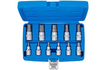 Hlavice zástrčné 1/2", Inbus 7/32" - 3/4", sada 11 dílů - produktové foto