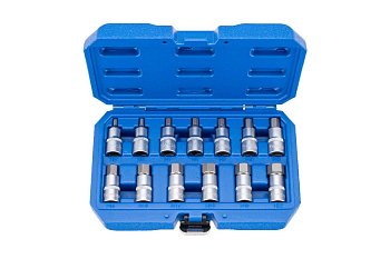 Hlavice zástrčné 1/2", Inbus 5 - 22 mm, sada 12 dílů - produktové foto
