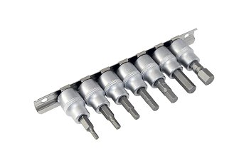 Hlavice zástrčné 3/8" Inbus 3-10 mm, 7 dílů - produktové foto
