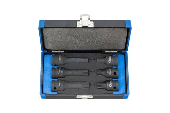 Hlavice zástrčné 1/2", XZN M14 - M18, sada 6 dílů - produktové foto