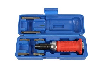 Šroubovák úderový rázový 1/2", bity 5/16" PL - PH, adaptér, sada 8 dílů - produktové foto