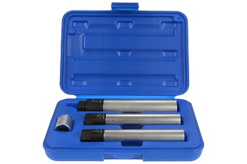 Hlavice nástrčné 3/8", 12ti hran 14 - 21 mm, prodloužené, torzní, sada 4 díly - VÝPRODEJ - produktové foto