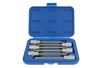 Hlavice zástrčné 1/2", Inbus 5 - 12 mm, délka 140 mm, sada 6 dílů - produktové foto